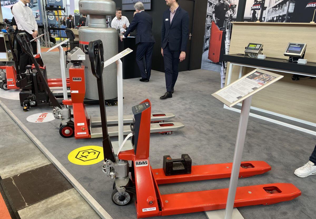  ravas wózki paletowe z wagą