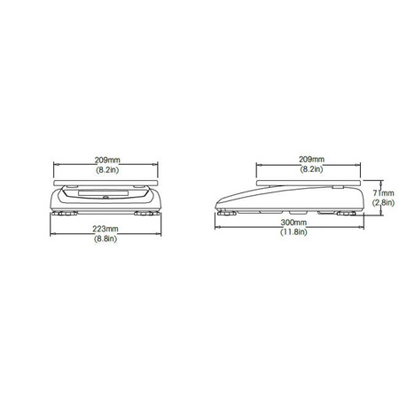 OHAUS FD15-M FD 15 kg 5 g - waga kontrolna - 80250420