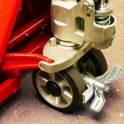 RAVAS -hamulec nożny do wózka z wagą RAVAS